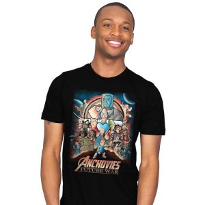 Anchovies Future War - Mens T-Shirts RIPT Apparel