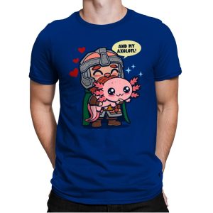 And My Axolotl! - Mens Premium T-Shirts RIPT Apparel Small / Royal