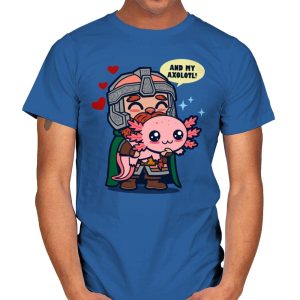 And My Axolotl! - Mens T-Shirts RIPT Apparel Small / Royal