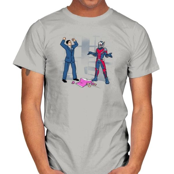 And That's How You Get Ants, Man Exclusive - Mens T-Shirts RIPT Apparel Small / Ice Grey