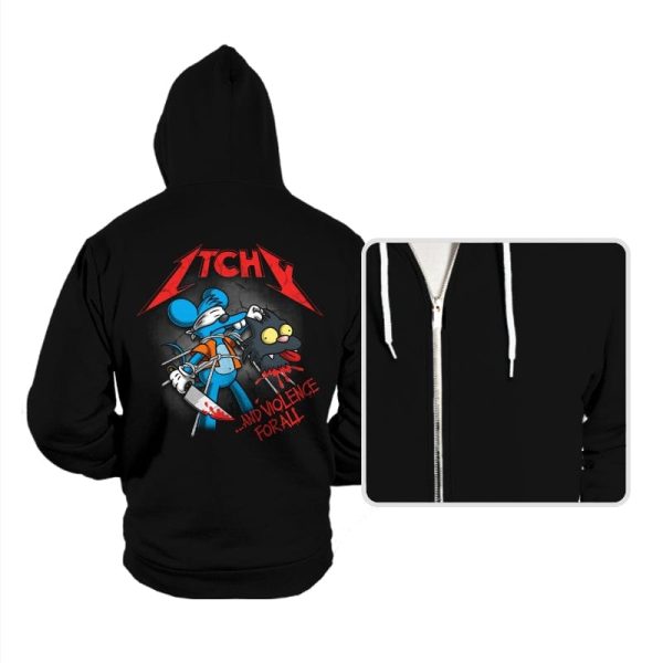 And Violence For All - Hoodies Hoodies RIPT Apparel Small / Black