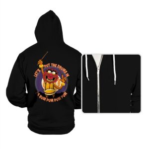 Animal Drummer Boy - Hoodies Hoodies RIPT Apparel Small / Black