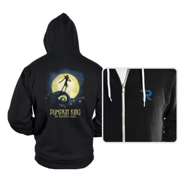 Animated Pumpkin King - Hoodies Hoodies RIPT Apparel