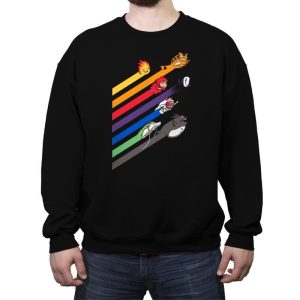 Anime Streak - Crew Neck Sweatshirt Crew Neck Sweatshirt RIPT Apparel