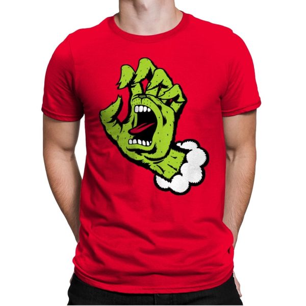 Anti-Christmas Hand! - Mens Premium T-Shirts RIPT Apparel Small / Red