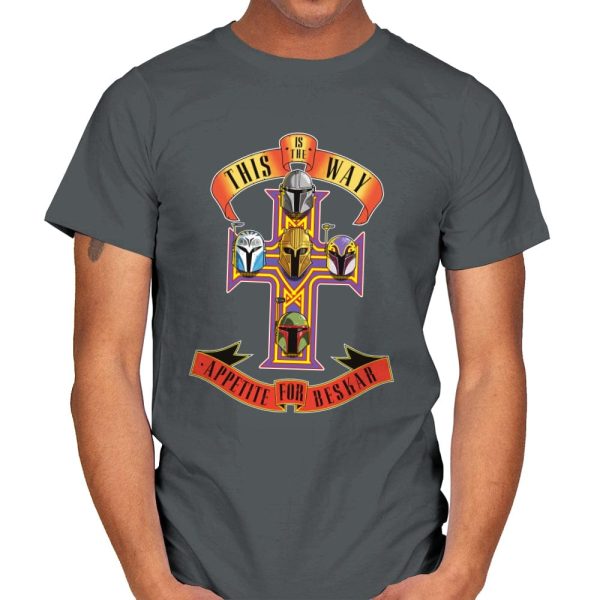 Appetite for Beskar - Mens T-Shirts RIPT Apparel Small / Charcoal