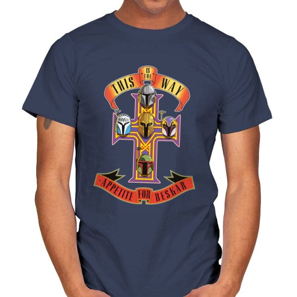 Appetite for Beskar - Mens T-Shirts RIPT Apparel Small / Navy