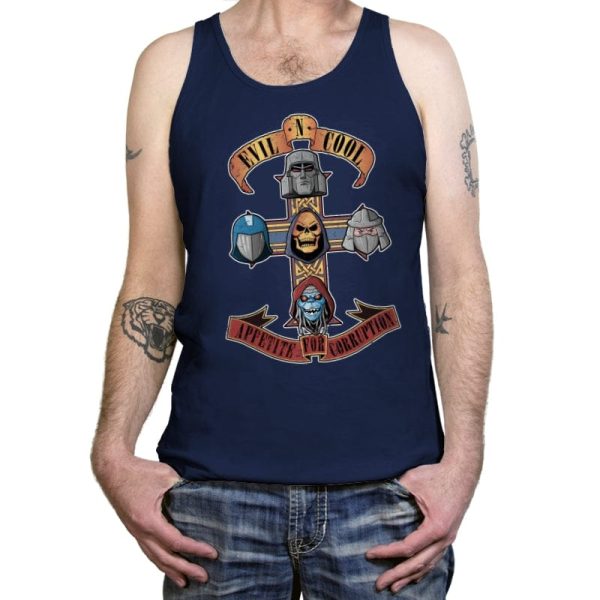 Appetite for Corruption - Tanktop Tanktop RIPT Apparel X-Small / Navy