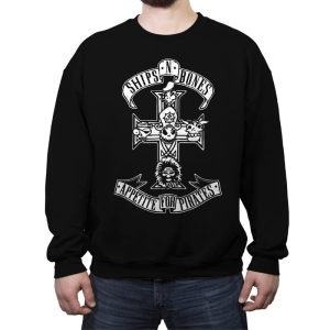 Appetite For Pirates - Crew Neck Sweatshirt Crew Neck Sweatshirt RIPT Apparel Small / Black