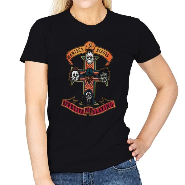 Appetite for Slaying - Womens T-Shirts RIPT Apparel Small / Black