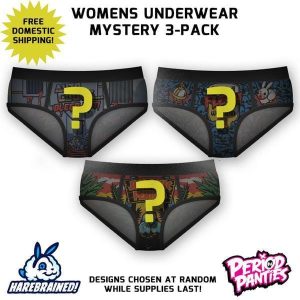 April Fool's Underwear Mystery 3-pack from Harebrained, Inc. - Womens Undies RIPT Apparel Small / Womens
