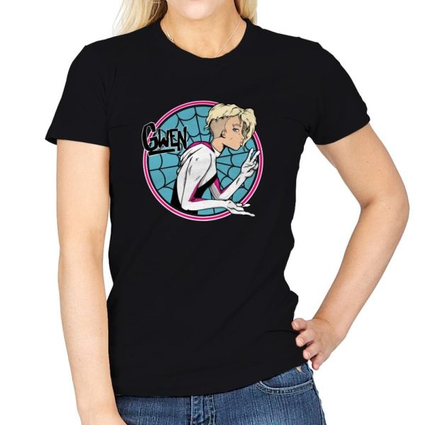 Arachnid Girl - Womens T-Shirts RIPT Apparel Small / Black