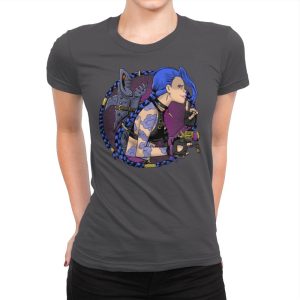 Arcane Girl - Womens Premium T-Shirts RIPT Apparel Small / Heavy Metal