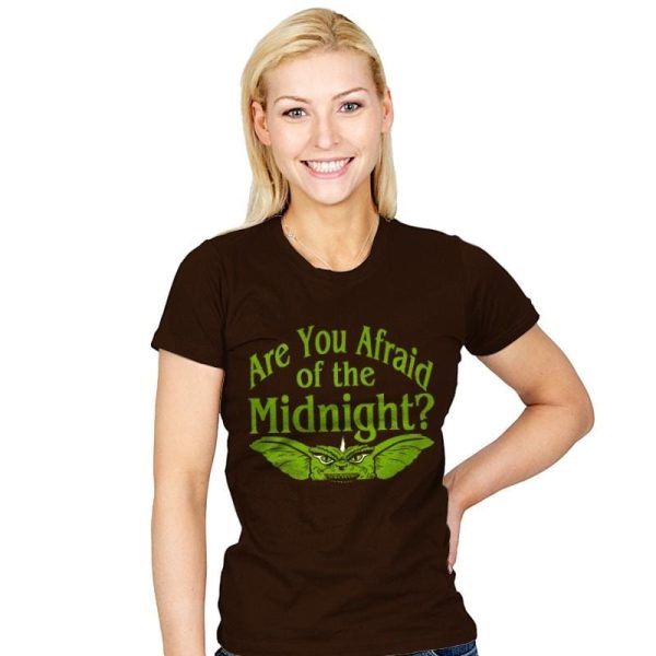 Are you afraid of the Midnight? - Womens T-Shirts RIPT Apparel Small / Brown