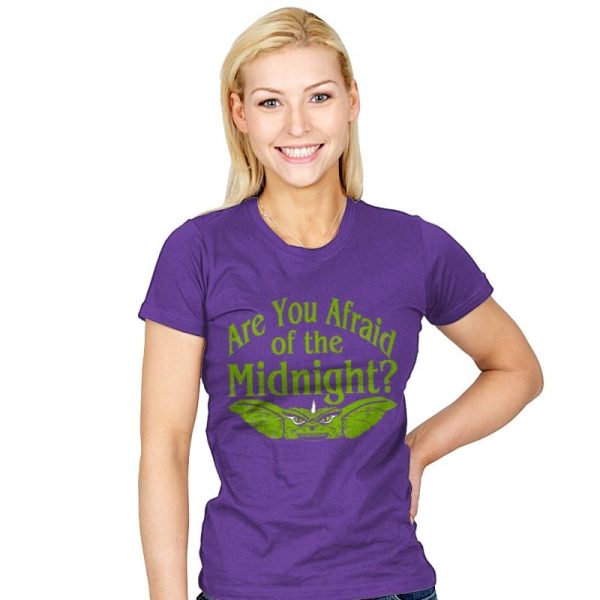 Are you afraid of the Midnight? - Womens T-Shirts RIPT Apparel Small / Purple