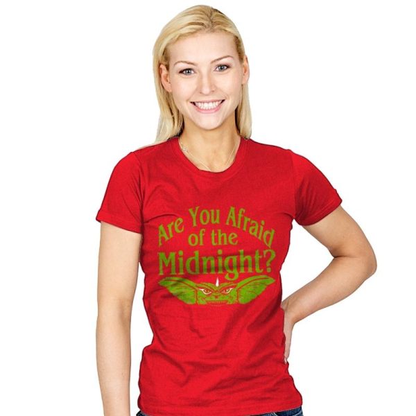 Are you afraid of the Midnight? - Womens T-Shirts RIPT Apparel Small / Red