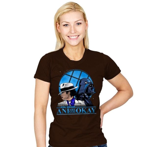Are You Okay Ani? - Best Seller - Womens T-Shirts RIPT Apparel Small / Brown