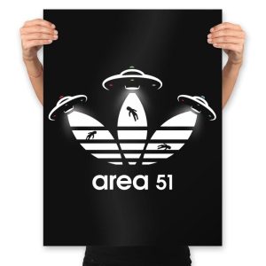 Area 51 - Prints Posters RIPT Apparel 18x24 / Black