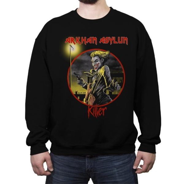 Arkham Asylum Exclusive - Best Seller - Crew Neck Sweatshirt Crew Neck Sweatshirt RIPT Apparel