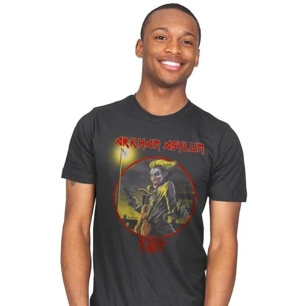 Arkham Asylum Exclusive - Best Seller - Mens T-Shirts RIPT Apparel Small / Charcoal