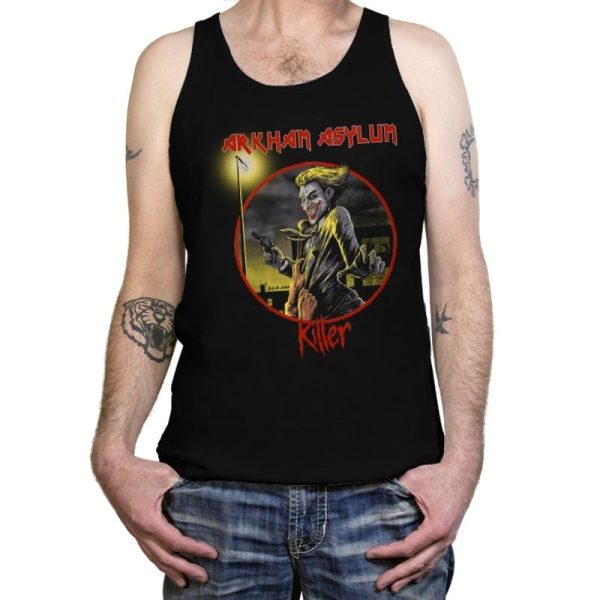 Arkham Asylum Exclusive - Best Seller - Tanktop Tanktop RIPT Apparel X-Small / Black