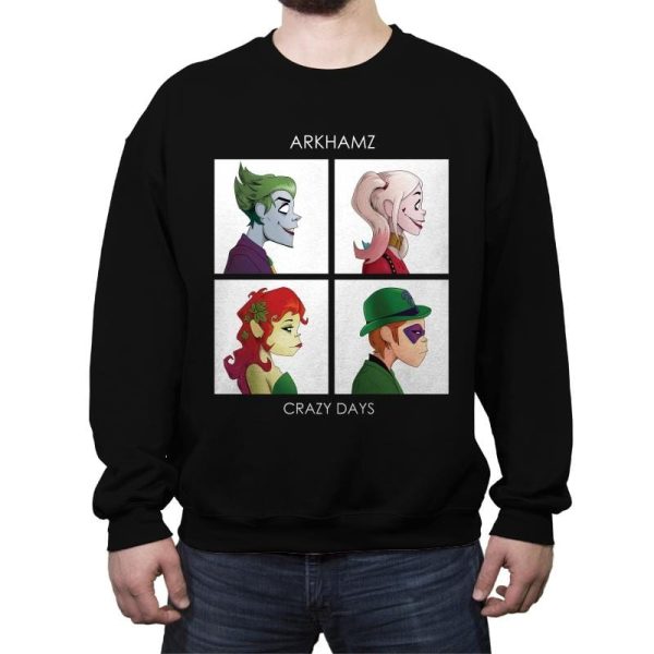 Arkhamz - Crew Neck Sweatshirt Crew Neck Sweatshirt RIPT Apparel Small / Black