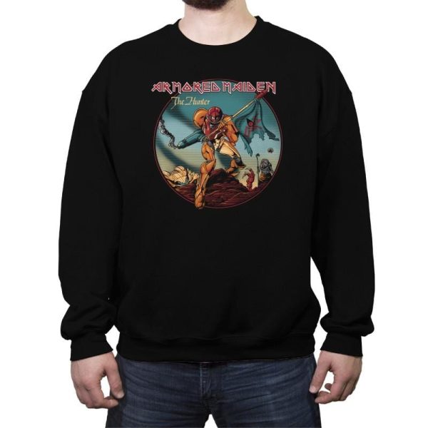 Armored Maiden: The Hunter Reprint - Crew Neck Sweatshirt Crew Neck Sweatshirt RIPT Apparel