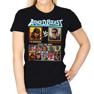 Arnold Beast - Womens T-Shirts RIPT Apparel Small / Black