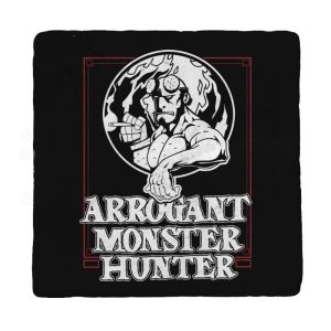 Arrogant Monster Hunter - Coasters Coasters RIPT Apparel 1 Coaster / Black