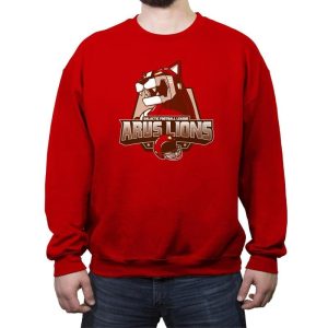 Arus Lions - 80s Blaarg - Crew Neck Sweatshirt Crew Neck Sweatshirt RIPT Apparel