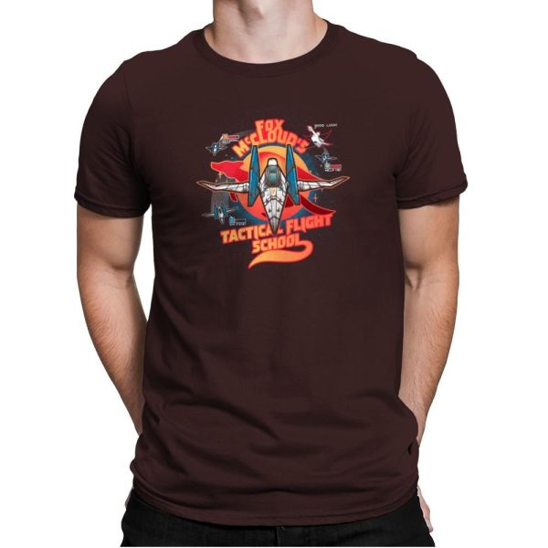Arwing Flight School Exclusive - Mens Premium T-Shirts RIPT Apparel Small / Dark Chocolate