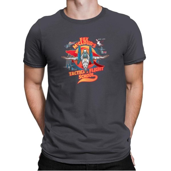 Arwing Flight School Exclusive - Mens Premium T-Shirts RIPT Apparel Small / Heavy Metal