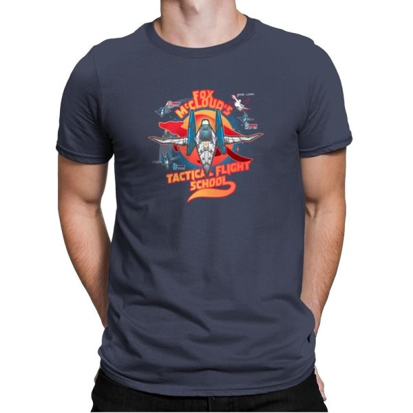 Arwing Flight School Exclusive - Mens Premium T-Shirts RIPT Apparel Small / Indigo