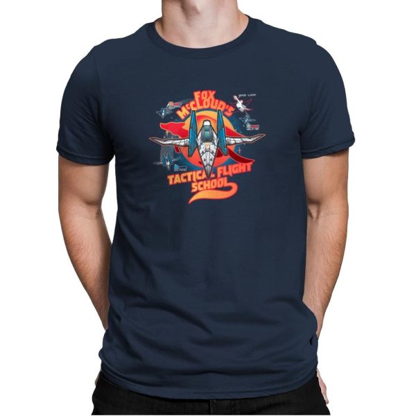 Arwing Flight School Exclusive - Mens Premium T-Shirts RIPT Apparel Small / Midnight Navy