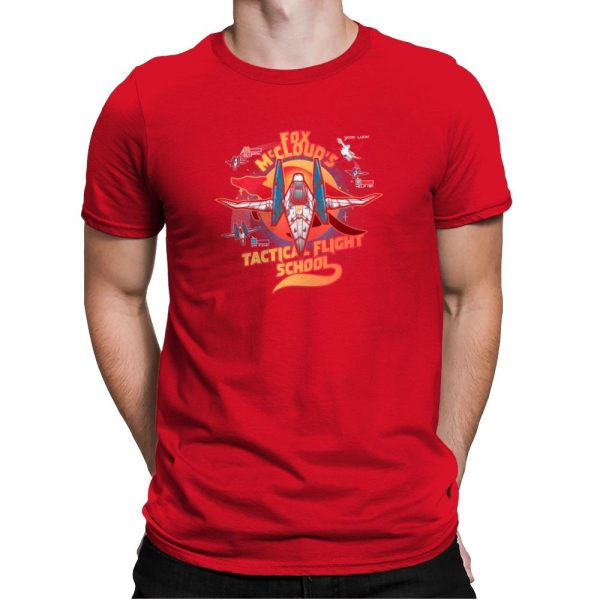 Arwing Flight School Exclusive - Mens Premium T-Shirts RIPT Apparel Small / Red