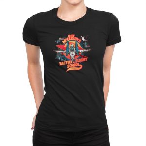 Arwing Flight School Exclusive - Womens Premium T-Shirts RIPT Apparel Small / Black