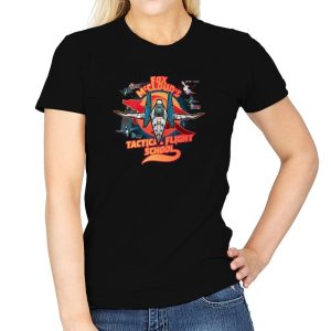 Arwing Flight School Exclusive - Womens T-Shirts RIPT Apparel Small / Black