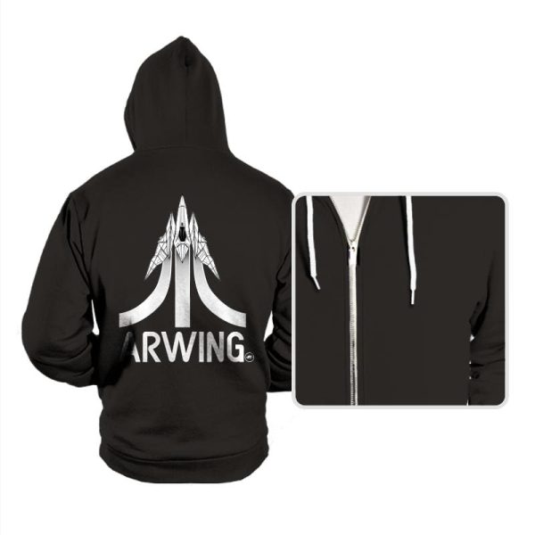 Arwing2600  - Hoodies Hoodies RIPT Apparel Small / Black