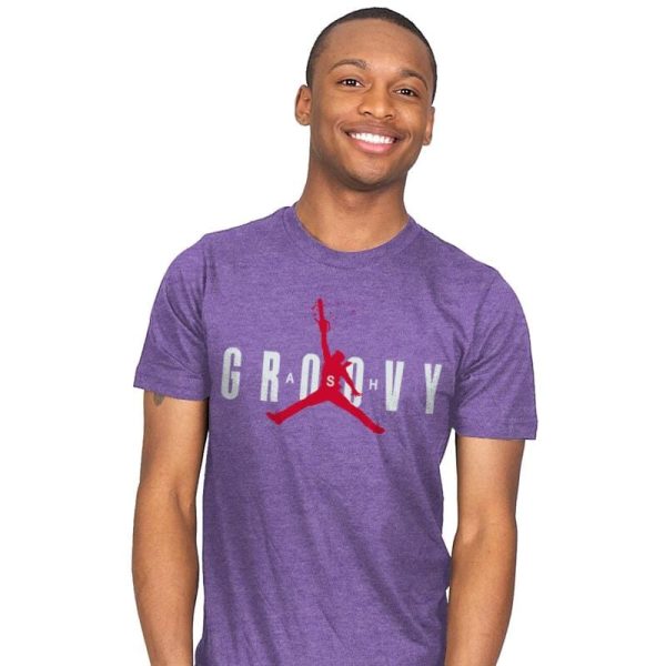 Ash Groovy - Mens T-Shirts RIPT Apparel 4x-large / Purple