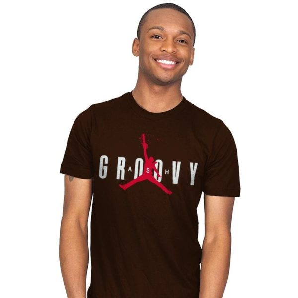 Ash Groovy - Mens T-Shirts RIPT Apparel Small / Brown
