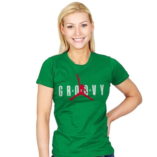 Ash Groovy - Womens T-Shirts RIPT Apparel Small / Kelly