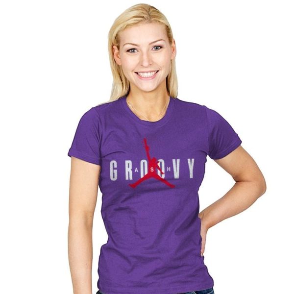 Ash Groovy - Womens T-Shirts RIPT Apparel Small / Purple