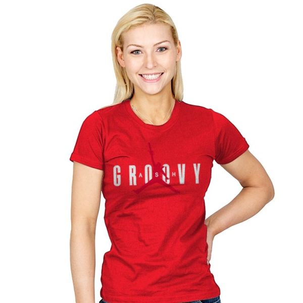 Ash Groovy - Womens T-Shirts RIPT Apparel Small / Red