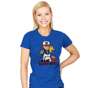 Ash Wants You - Womens T-Shirts RIPT Apparel
