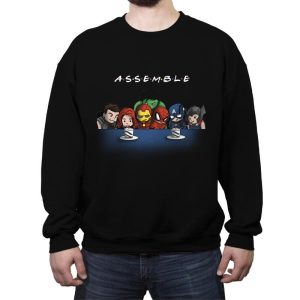 Assemble - Crew Neck Sweatshirt Crew Neck Sweatshirt RIPT Apparel Small / Black