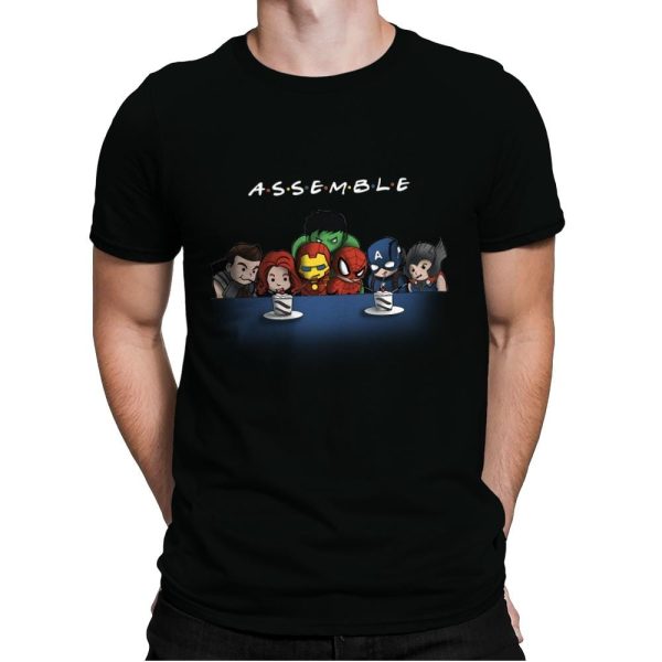 Assemble - Mens Premium T-Shirts RIPT Apparel Small / Black