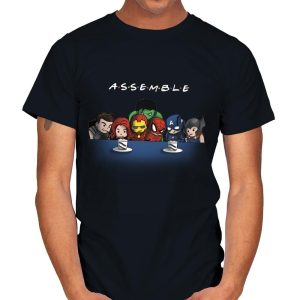 Assemble - Mens T-Shirts RIPT Apparel Small / Black