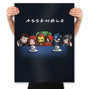 Assemble - Prints Posters RIPT Apparel 18x24 / Black