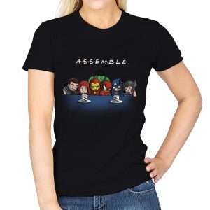 Assemble - Womens T-Shirts RIPT Apparel Small / Black