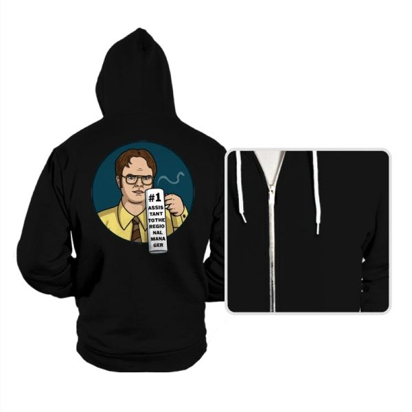 Assistant Number 1! - Hoodies Hoodies RIPT Apparel Small / Black